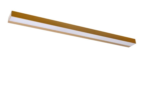 Lucide ALEXA - Wall light Bathroom - LED - 1x13W 2700K - IP44 - Matt Gold / Brass - turned off